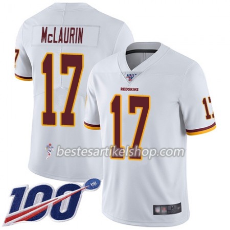 Herren Washington Redskins Trikot Terry McLaurin 17 Nike Weiß 100th